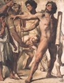 Studie für das Martyrium von St Symphorien Nacktheit Jean Auguste Dominique Ingres